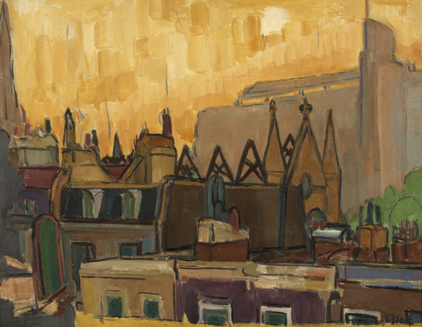 Kensington Roofs after a Fire Raid von Martin Bloch