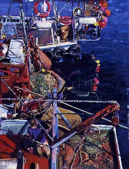 Between Tides, 1998 (acrylic and gouache)  von Martin  Decent