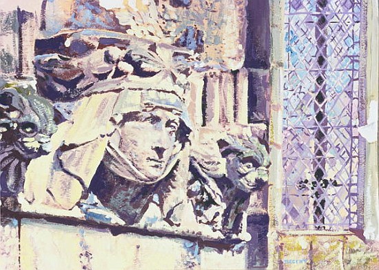 Erosion of Memories, 1996 (gouache)  von Martin  Decent