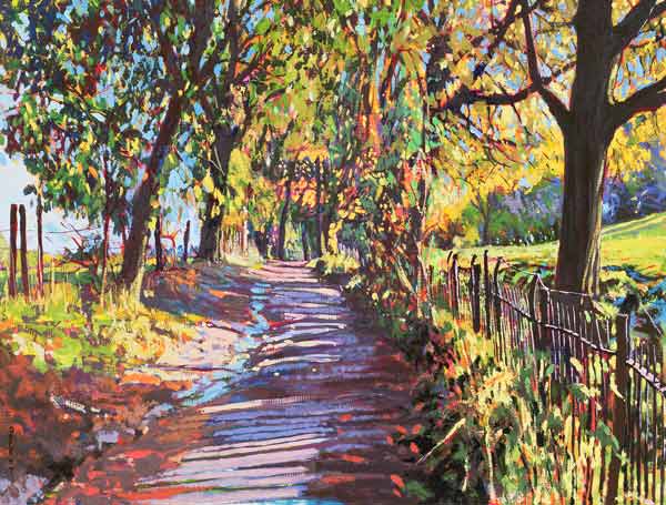 Late Summer, 2000 (gouache on board)  von Martin  Decent