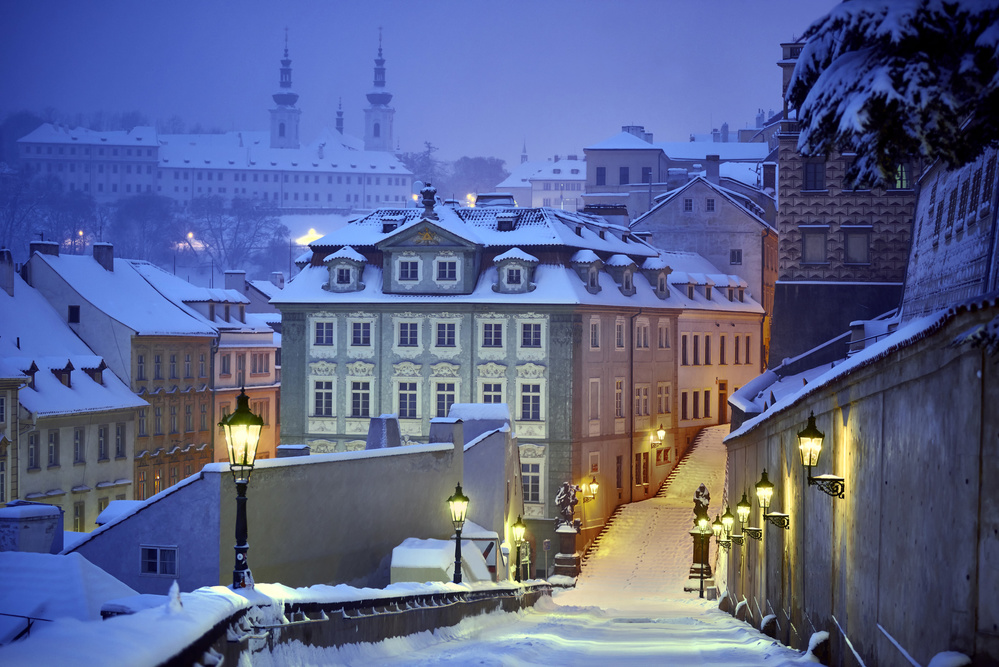 Prague in white von Martin Froyda