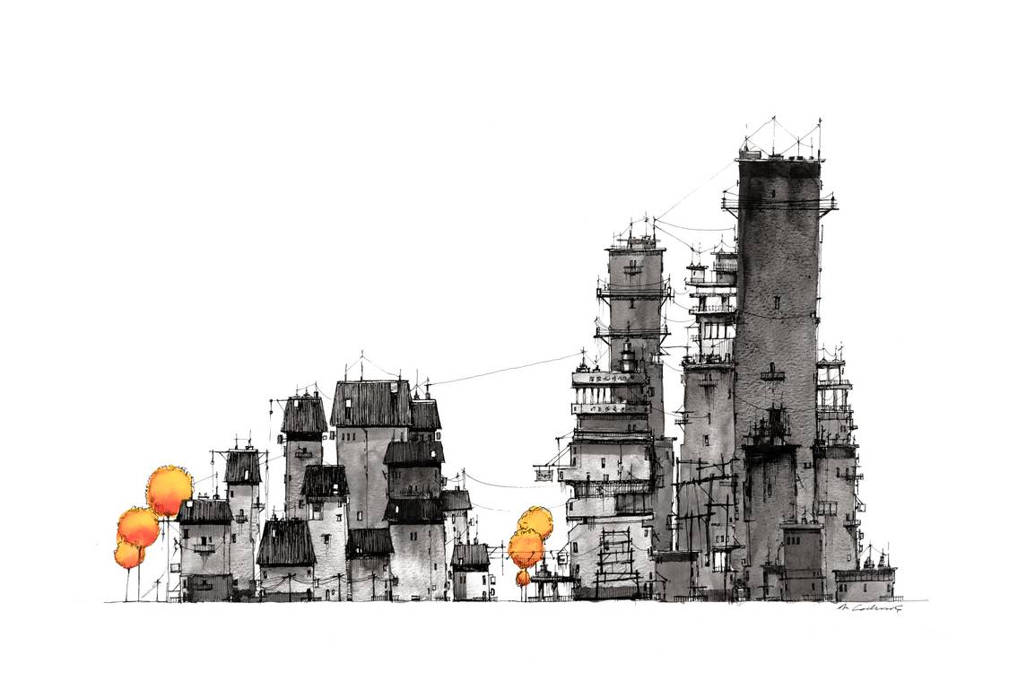 City Nr.: 003 (Urban, City, Lockdown, Dark, Dunkel) von Martin Lachmair