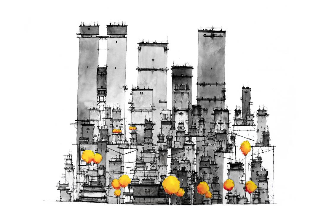 City Nr.: 008 (Urban, City, Lockdown, Dark, Dunkel) von Martin Lachmair