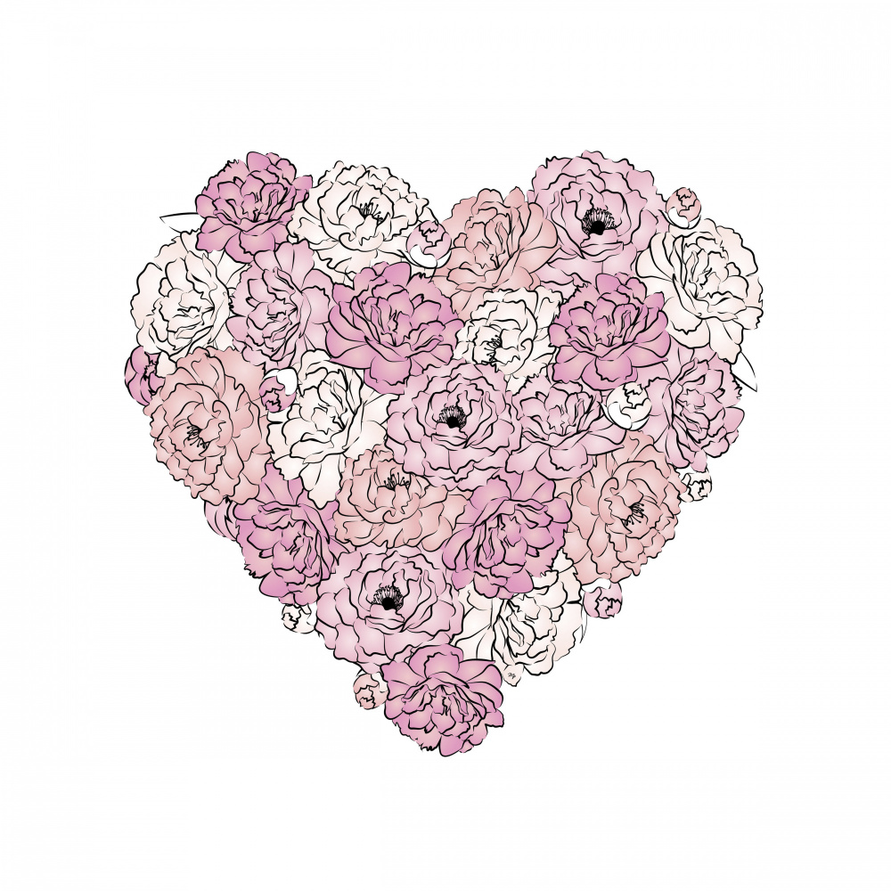 Peony Heart von Martina