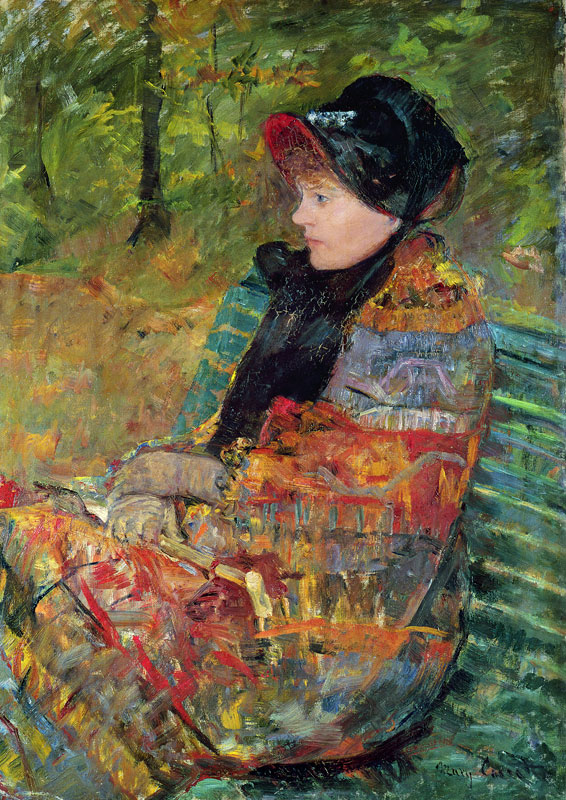 Portrait of Mlle C. Lydia Cassatt von Mary Stevenson Cassatt