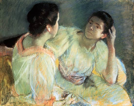 The Conversation von Mary Stevenson Cassatt