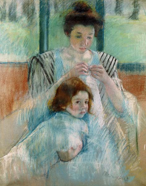 Mother and child von Mary Stevenson Cassatt