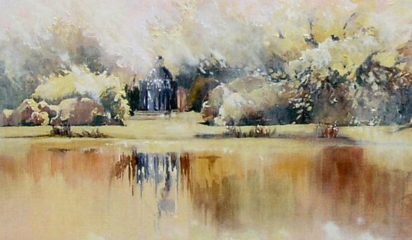 Melbourne gardens in winter von Mary Smith