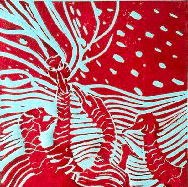 Red geese von Mary Smith