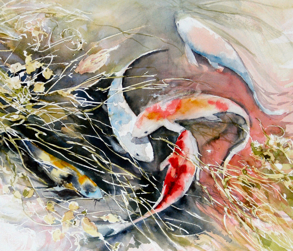 weaving fish von Mary Smith