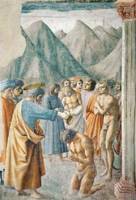 St. Peter Baptising the Neophytes