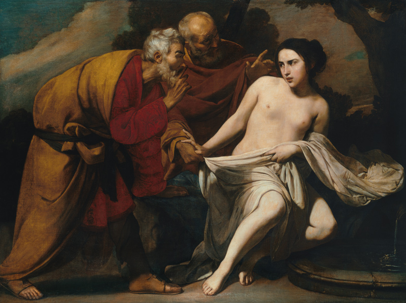 Susanna und die beiden Alten von Massimo Stanzione