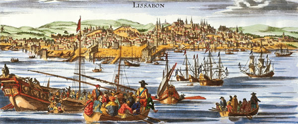 Lissabon von Matthäus Merian der Ältere