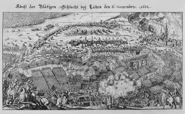 Abriss der Blutigen Schlacht bey Luetzen (...) von Matthäus Merian der Ältere