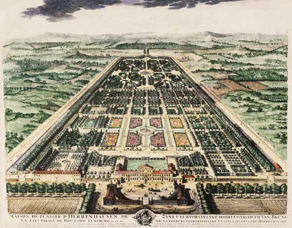 Hannover - "HANNOVERA" (Stadtansicht) von Matthäus Merian der Ältere