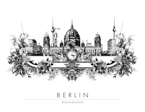 Mandala Berlin Alexanderplatz von Matthias Grüning