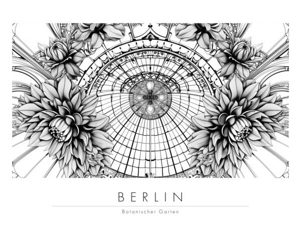 Mandala Berlin Botanischer Garten von Matthias Grüning