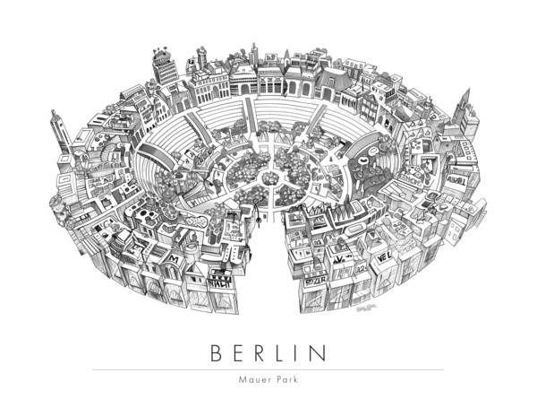 Mandala Berlin Mauerpark von Matthias Grüning