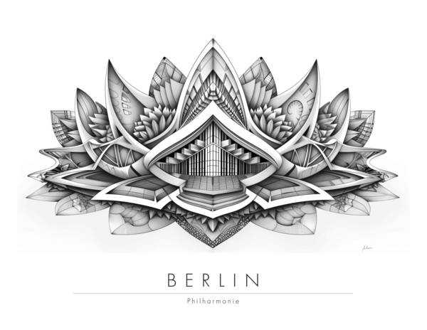 Mandala Berlin Philharmonie von Matthias Grüning
