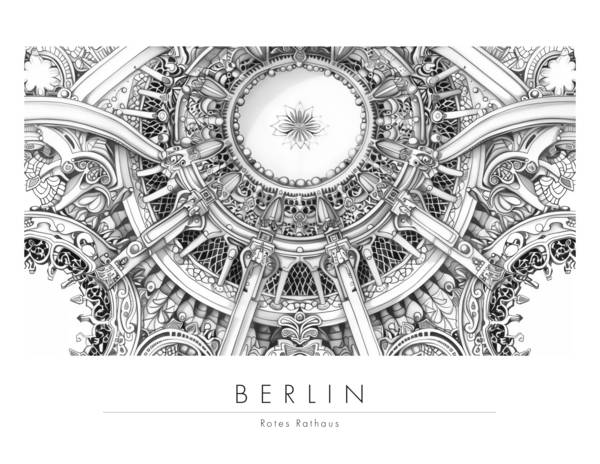 Mandala Berlin Rotes Rathaus von Matthias Grüning