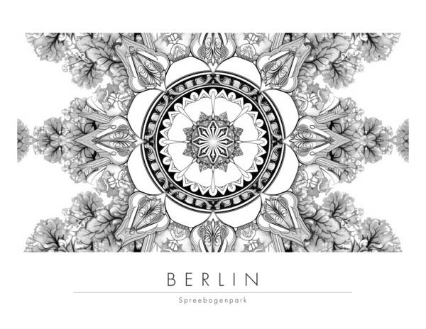 Mandala Berlin Spreebogen Park von Matthias Grüning