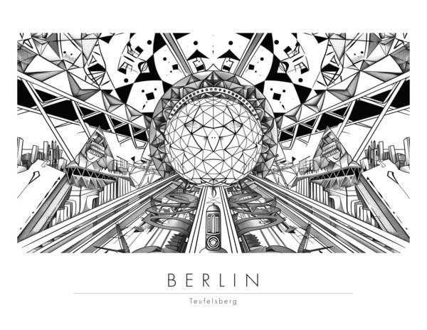 Mandala Berlin Teufelsberg von Matthias Grüning
