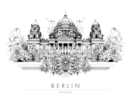 Mandala Berlin Reichstag