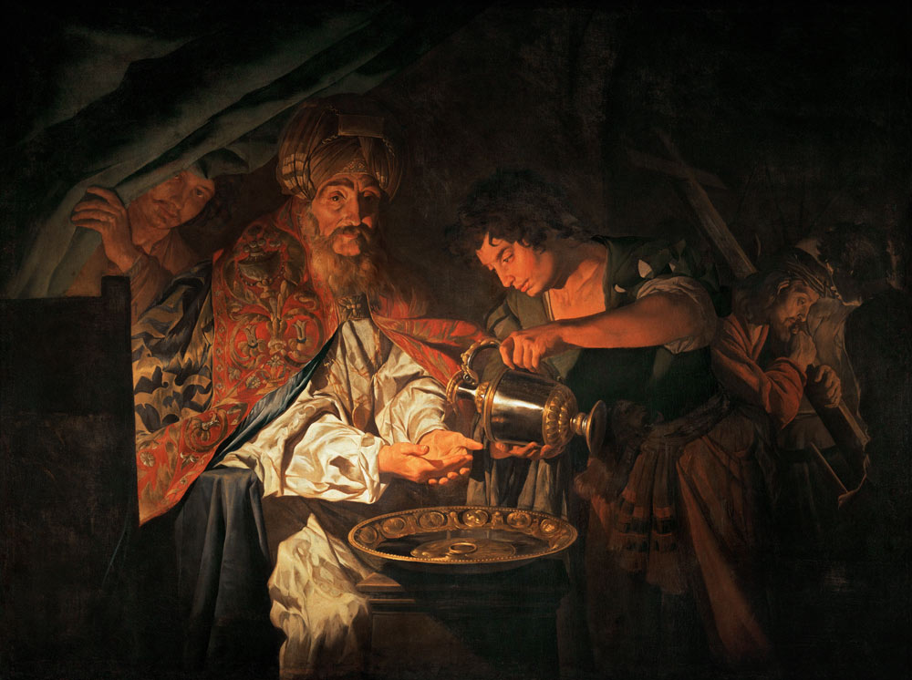 Pilate Washing his Hands von Matthias Stomer