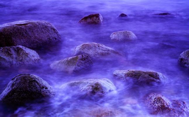 Brandung im Nebel von Matthias Zwetz