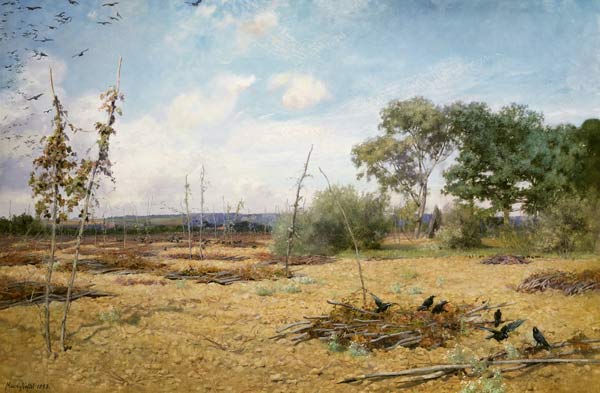 "When Hops are Housed and Gardens Bare" von Maud Naftel