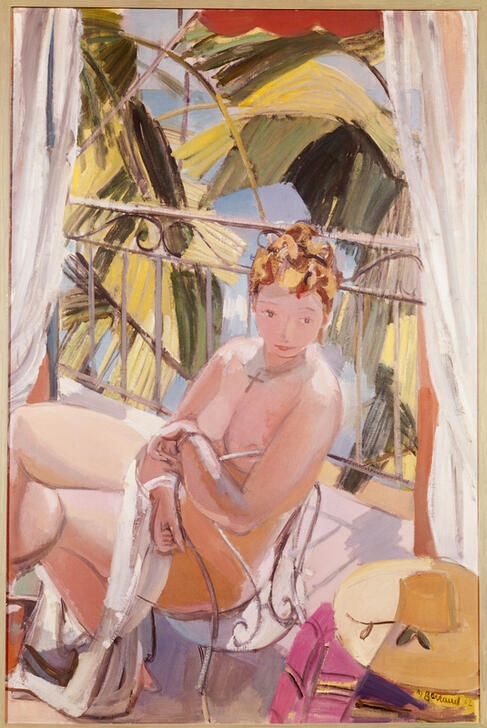 Rose in full nudity von Maurice Barraud