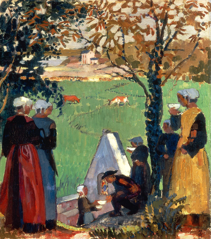 Heilige Quelle in Guidel von Maurice Denis