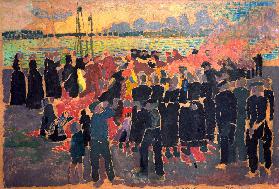 Johannisfeuer in Le Pouldu