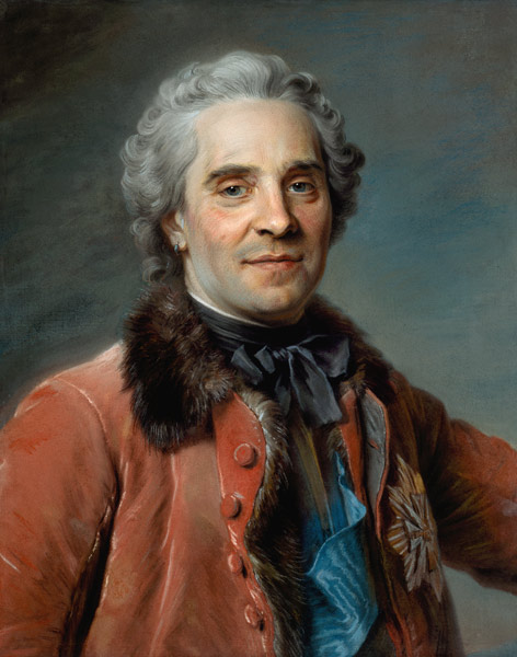 Moritz Graf von Sachsen, Marschall von Frankreich. von Maurice Quentin de La Tour