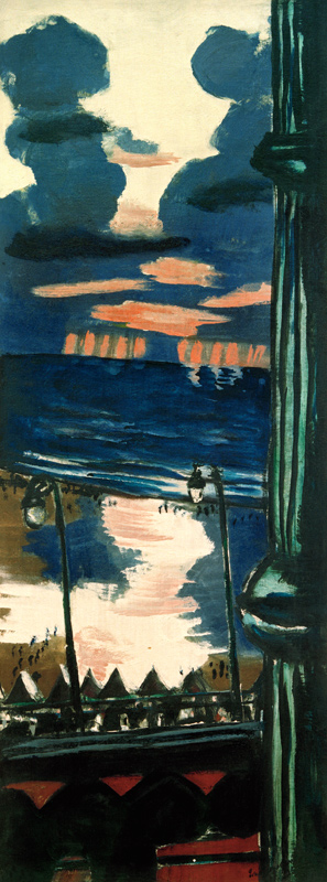 Abend auf der Terrasse von Max Beckmann