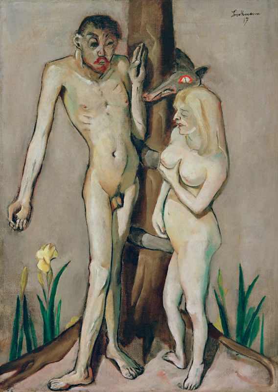 Adam und Eva von Max Beckmann
