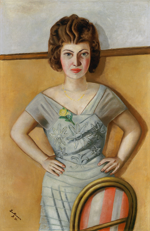 Bildnis Frau Dr.Heidel. Bildnis einer Rumänin von Max Beckmann
