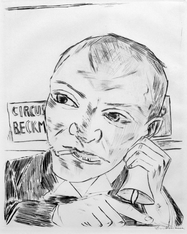 Der Ausrufer von Max Beckmann