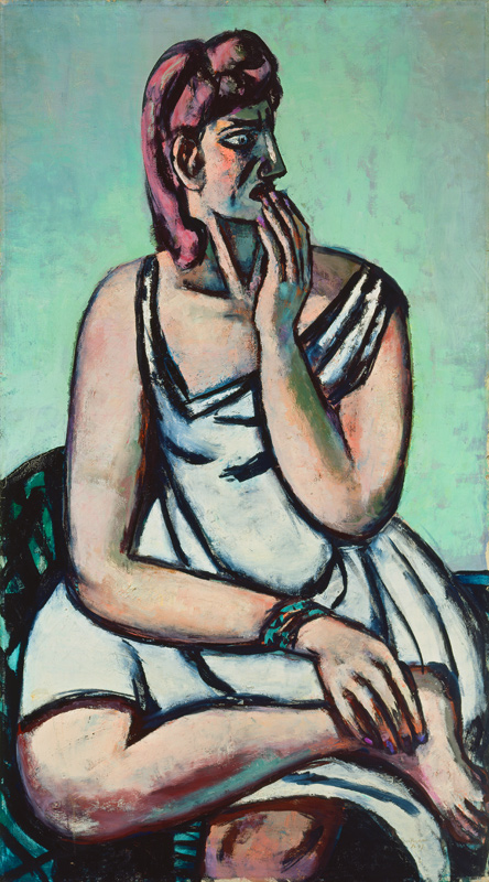 Die Erschrockene von Max Beckmann