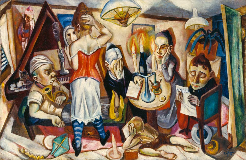 Familienbild. 1920 von Max Beckmann