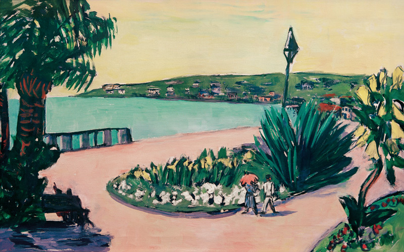 Kleine italienische Landschaft von Max Beckmann