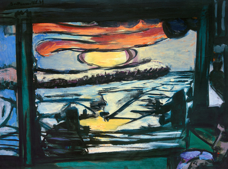 Morgen am Mississippi von Max Beckmann