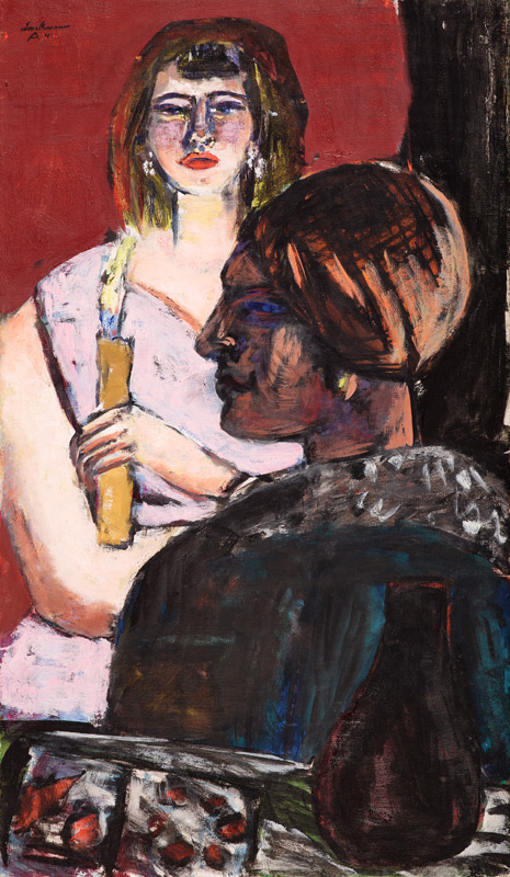Quappi und Inder. 1941 von Max Beckmann