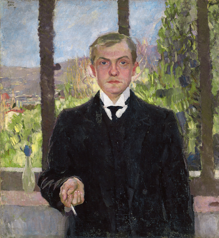 Selbstbildnis Florenz von Max Beckmann