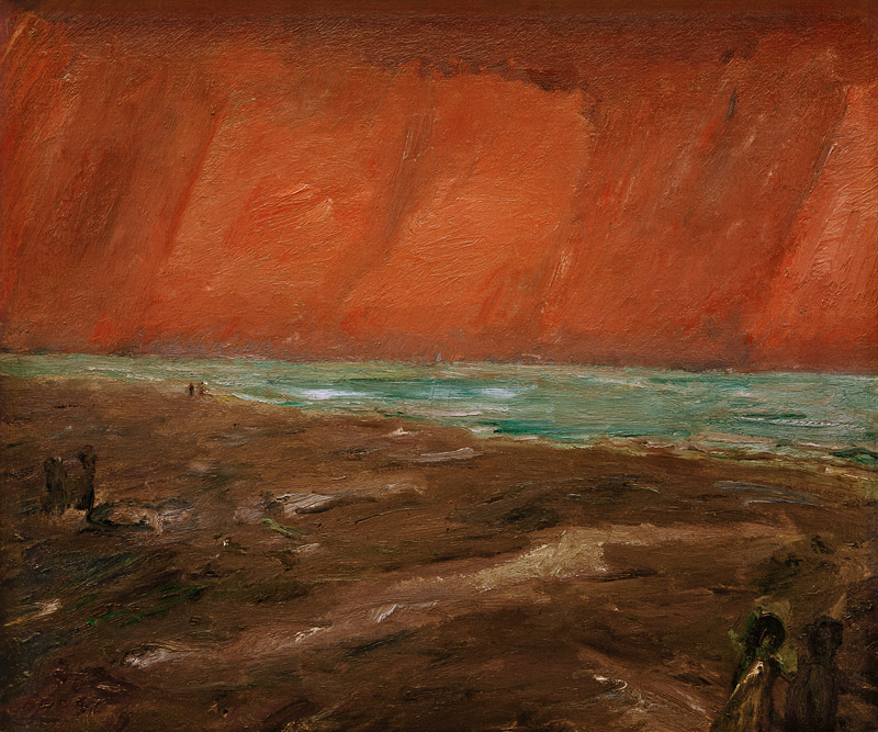 Trüber Abend am Meer von Max Beckmann