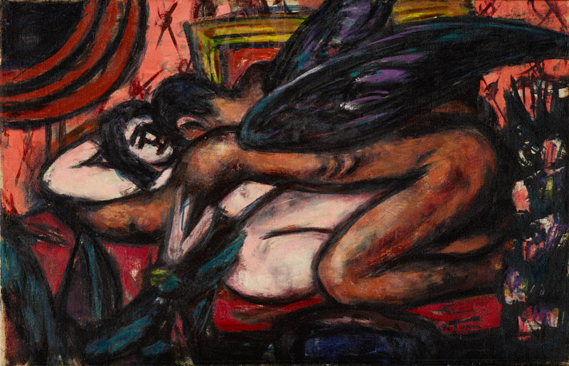 Vampir. Ca. 1947/48. von Max Beckmann