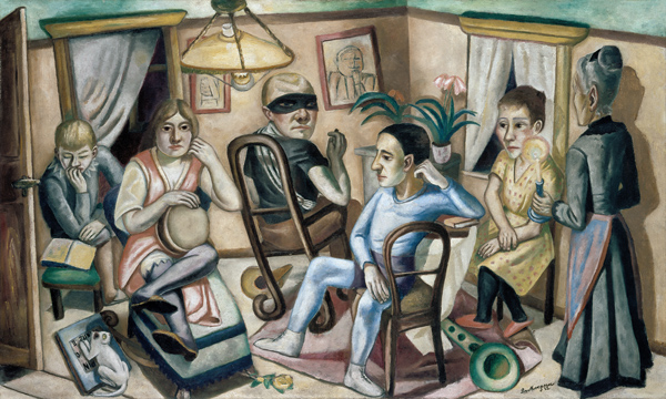 Vor dem Maskenball. 1922 von Max Beckmann