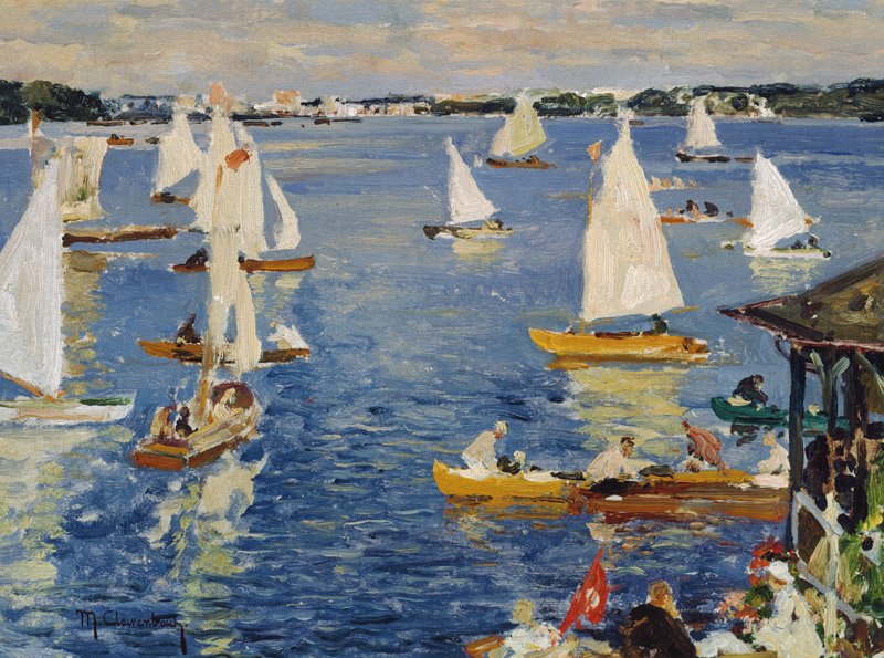 Bei der Alsterlust, Hamburg von Max Clarenbach