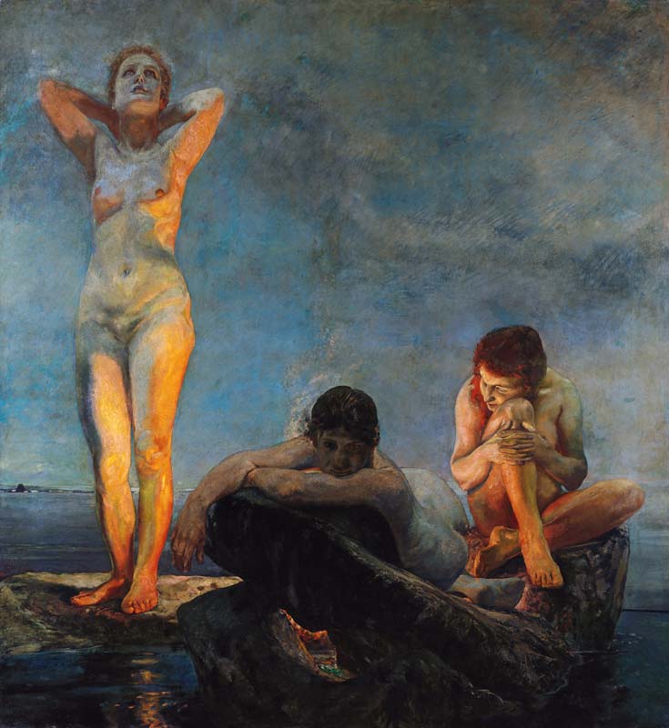 Die blaue Stunde von Max Klinger