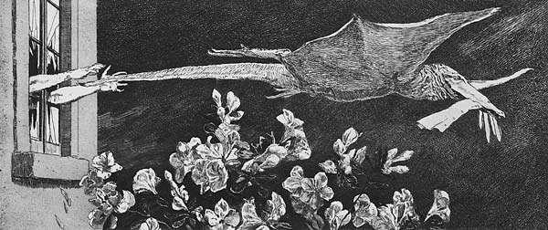 Ein Handschuh - Entführung von Max Klinger